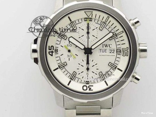 MIROTIME 0217 EasyMatch Aquatimer Automatic IW329004 V6F 1:1 Best Edition Blue Dial On SS Bracelet MIYOTA 7224